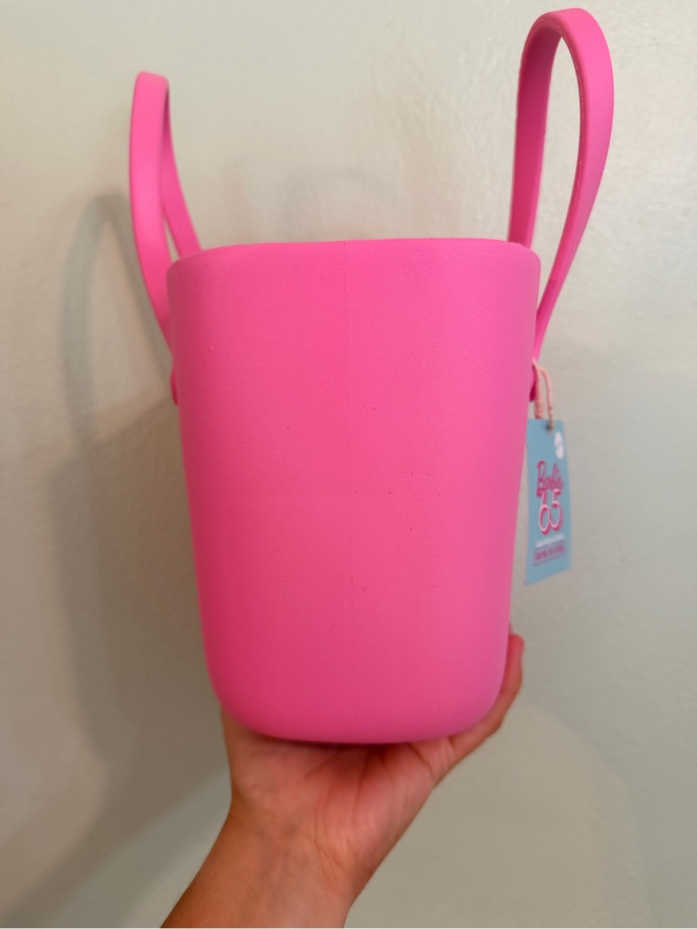 Barbie Pink Mini Tote Bag with Charm Accents - Picture 2 of 5